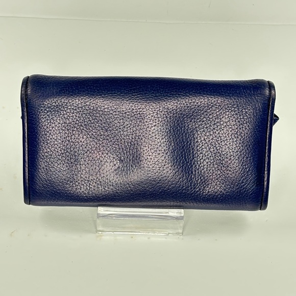See by Chloé Navy Leather flap Wallet. Beige interior - Picture 4 of 11